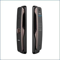 Khóa cửa vân tay có camera Philips DDL702-1HWS 
