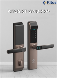 Khóa vân tay Kitos KT-G302 Pro - Viền Đồng