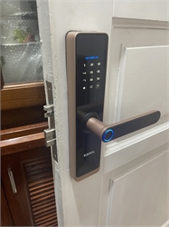 Lắp đặt khóa vân tay giá rẻ Kadol S5 - Màu đồng tại khu đô thị Ciputra, Hà Nội