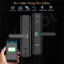 3 Mẫu khóa cửa điện tử vân tay dành cho cửa gỗ tốt nhất hiện nay
