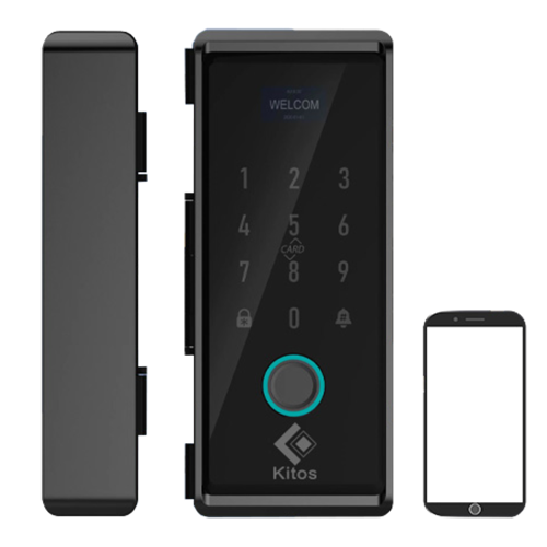 Khoá vân tay cửa kính Kitos KT-GL60 Plus