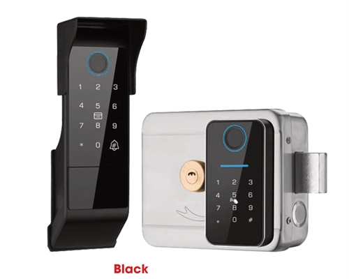 Khóa cửa cổng vân tay Avolock AG 49 Black App, Remote