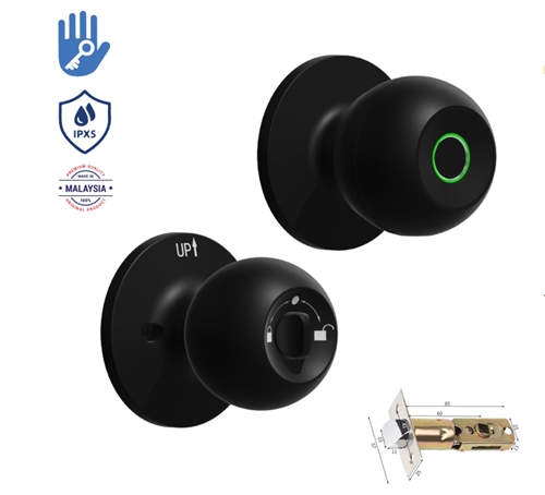 Khoá tay nắm tròn vân tay Avolock AT-102-B App wifi