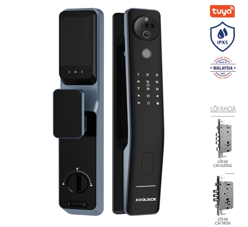 Khoá thông minh Avolock AL-85FRVT-B nhận diện khuôn mặt Face ID, App wifi