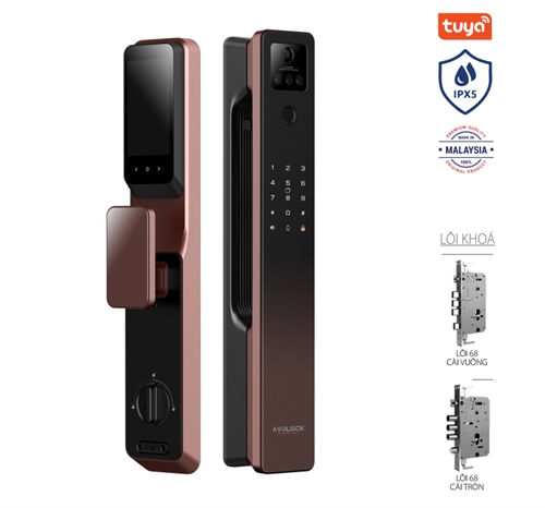 Khoá thông minh Avolock  AL-87FRV-G Face ID, App wifi