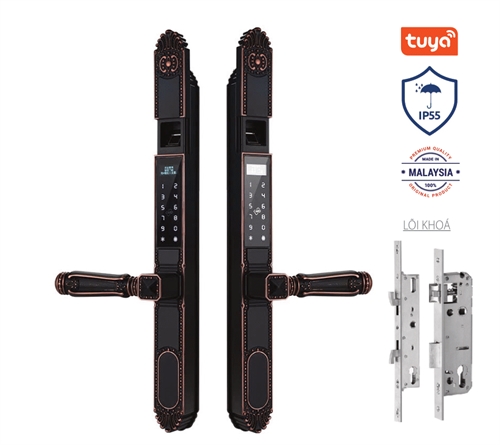 Khoá vân tay cửa nhôm Avolock AN-391 App, Remote