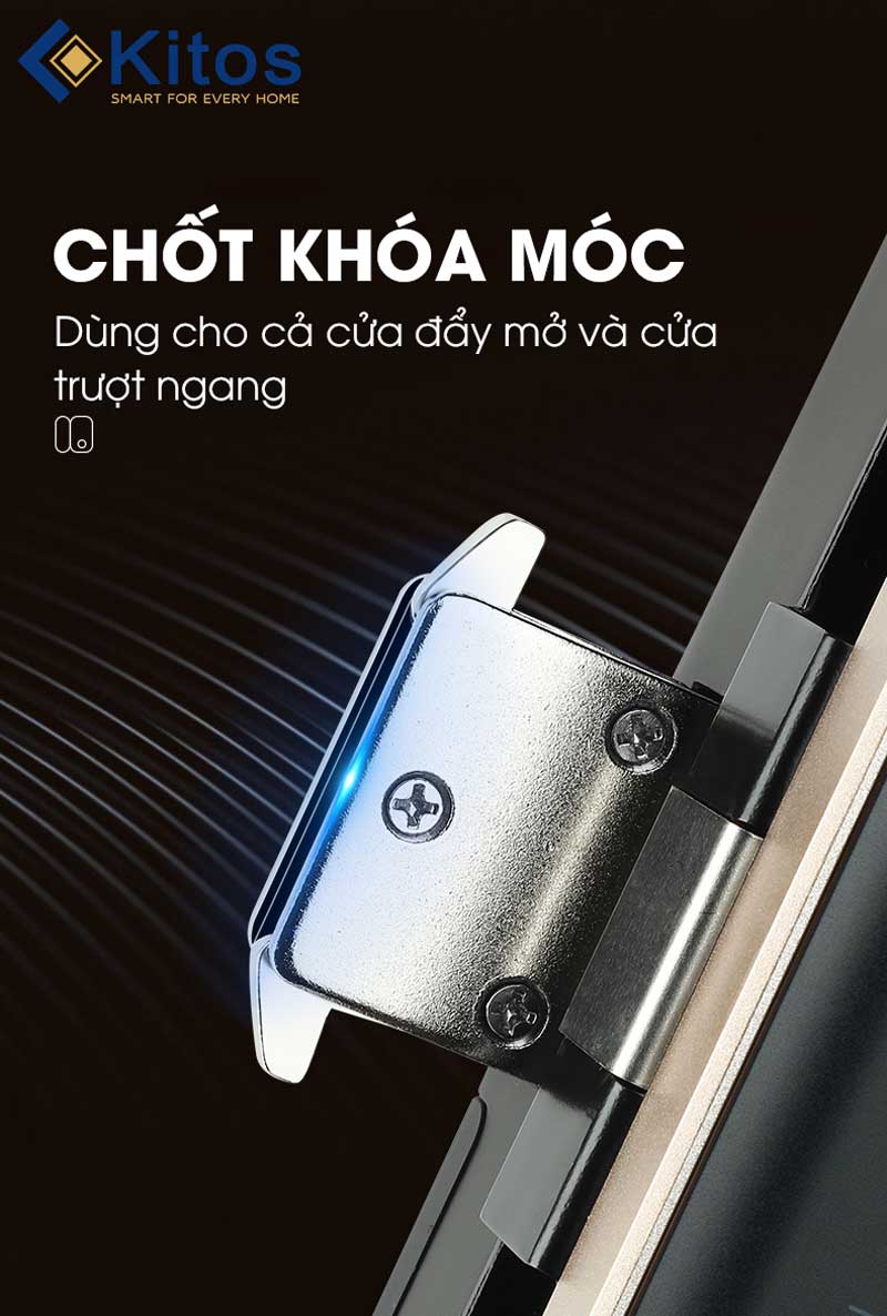 Khóa vân tay cửa kính Kitos KT-GL30 Pro