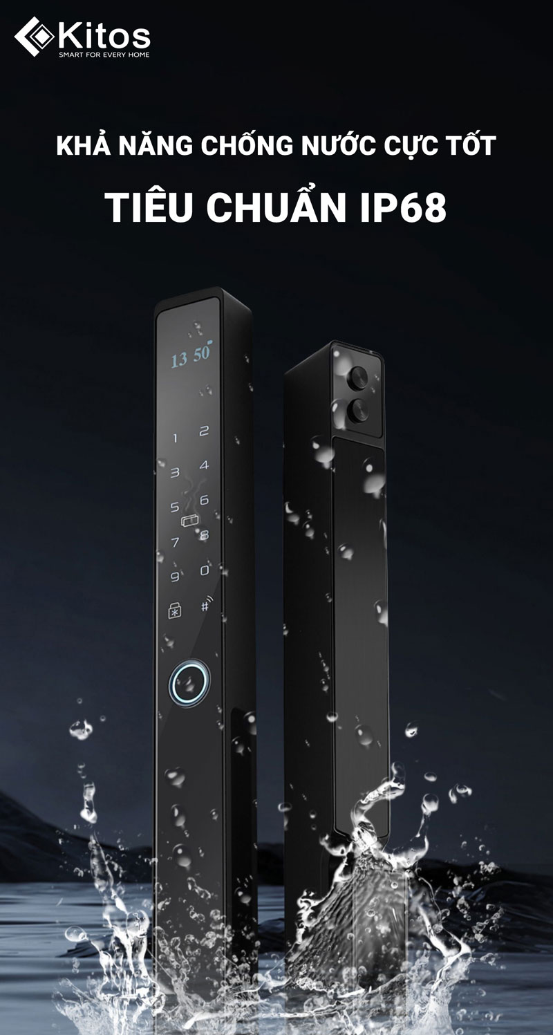 Khoá vân tay cửa nhôm Kitos KT-AL110