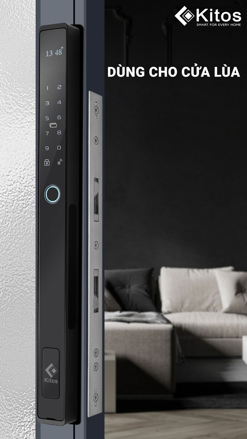 Khoá vân tay cửa nhôm Kitos KT-AL110