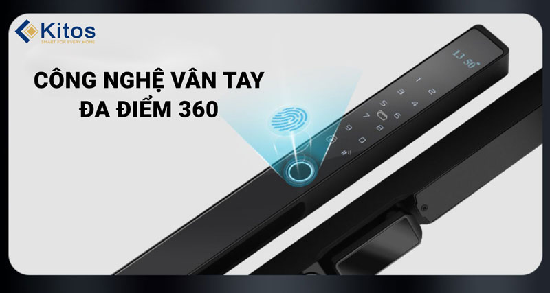 Khoá vân tay cửa nhôm Kitos KT-AL110