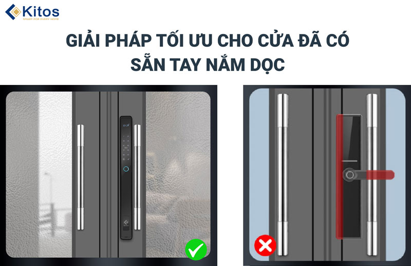 Khoá vân tay cửa nhôm Kitos KT-AL110