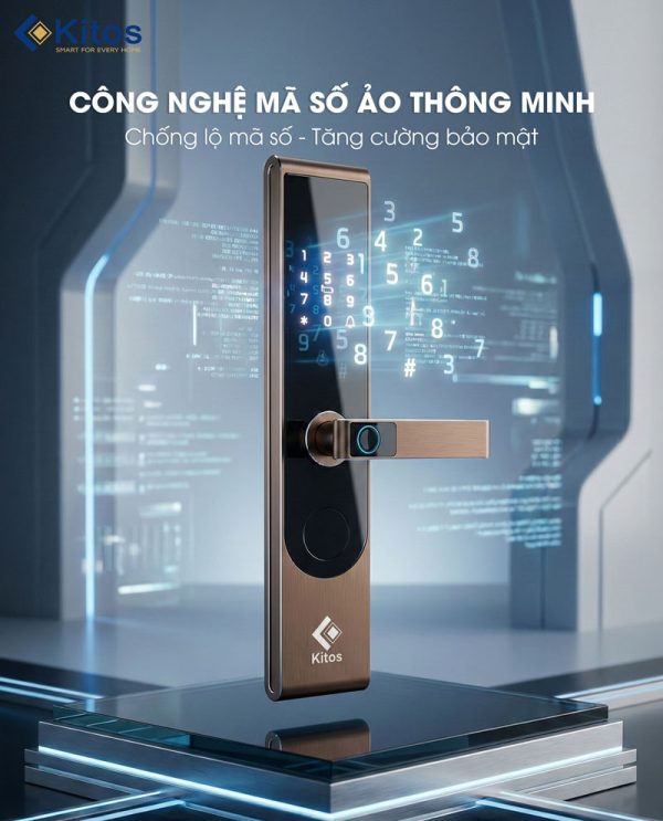Khoá cửa điện tử Kitos S3 CNC