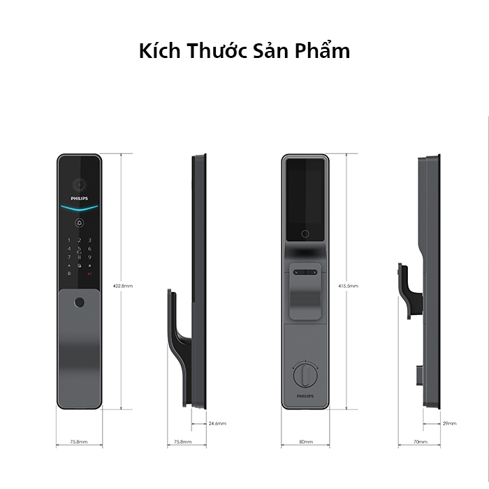 kích thước Philips ddl720-fvp