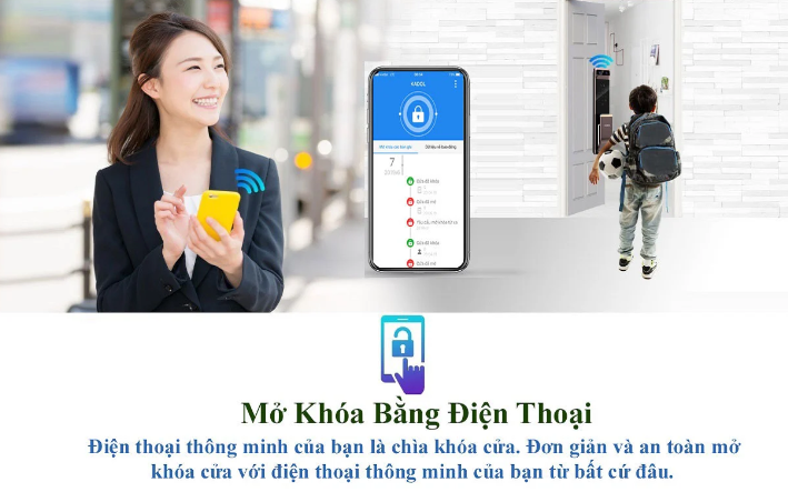 Khóa cửa nhận diện khuôn mặt Kadol K9 Pro