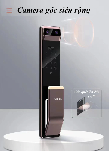 Khóa cửa nhận diện khuôn mặt Kadol K9 Pro